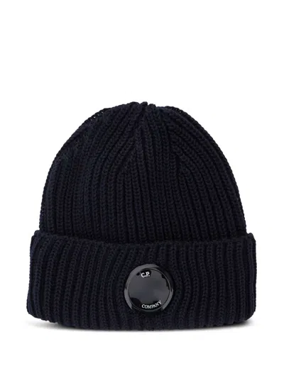 C.P. COMPANY C.P.COMPANY LOGO WOOL BEANIE