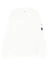 C.p. Company C.p.company Logo-patch Sweatshirt In White