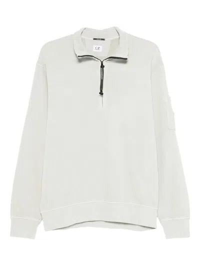 C.p. Company C.p.company London Fog Cotton Jumper In Gray