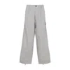 C.p. Company C.p.company London Fog Grey Cotton Cargo Pants In Gray