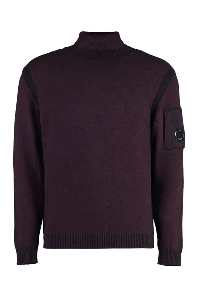 C.P. COMPANY C.P.COMPANY LONG SLEEVE WOOL TURTLENECK SWEATER