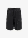 C.p. Company C.p.company Men Cotton Cargo Bermuda Shorts