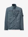 C.p. Company C.p.company Men Flatt Nylon Jacket With Logo Iconic Detail