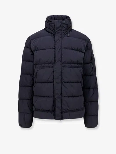 C.p. Company C.p.company Men Nylon Down Jacket In Blue