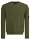 C.p. Company C.p.company Merino Wool Crewneck In Green