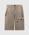 C.p. Company C.p.company Microreps Cargo Shorts In Brown