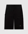 C.p. Company C.p.company Microreps Cargo Shorts In Black