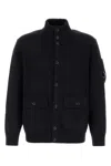 C.p. Company C.p.company Midnight Blue Cotton Cardigan