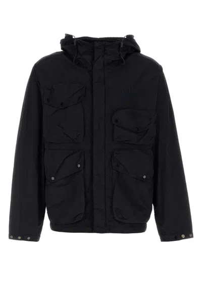 C.p. Company C.p.company Midnight Blue Nylon Goggle Jacket
