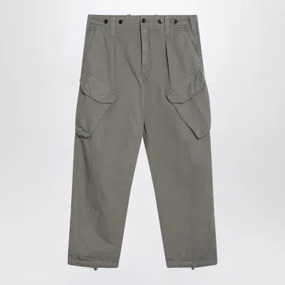 C.P. COMPANY C.P.COMPANY  MILITARY GREEN CARGO PANTS IN COTTON