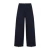 C.p. Company C.p.company Navy Blue Micro-reps Boxy Cotton Cargo Pants In Blue