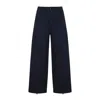 C.p. Company C.p.company Navy Blue Micro-reps Boxy Cotton Cargo Pants In Blue