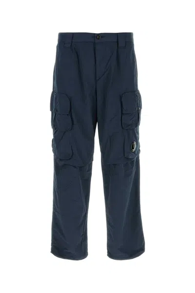 C.p. Company C.p.company Navy Blue Nylon Cargo Pant