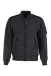 C.p. Company C.p.company Nylon Bomber Jacket In Black