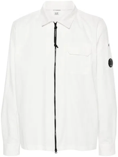 C.P. COMPANY C.P.COMPANY ORGANIC GABARDINE FULL ZIP OVERSHIRT