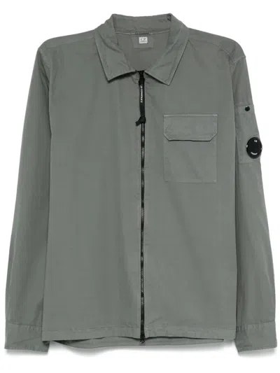 C.P. COMPANY C.P.COMPANY ORGANIC GABARDINE FULL ZIP OVERSHIRT