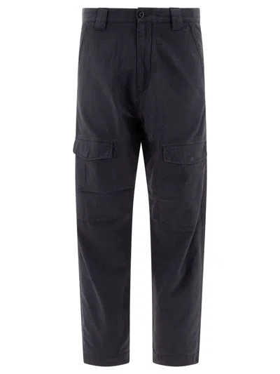 C.P. COMPANY C.P.COMPANY "OTTOMAN STRETCH EMERIZED" TROUSERS