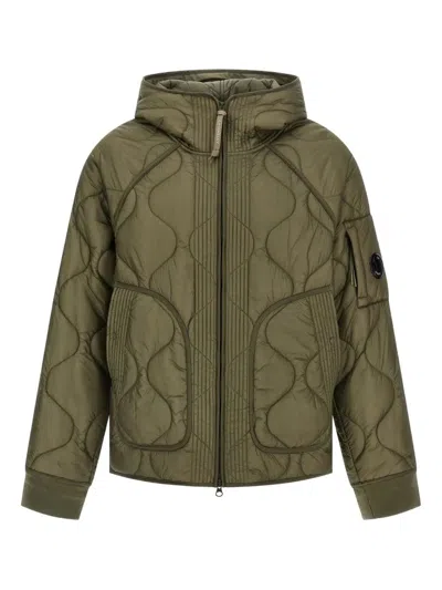 C.P. COMPANY C.P.COMPANY PADDED JACKET WITH ADJUSTABLE HOOD