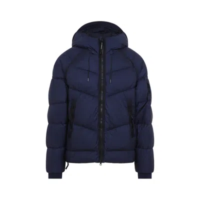 C.p. Company C.p.company Peacoat Medium Down Shield Jaclet In Blue