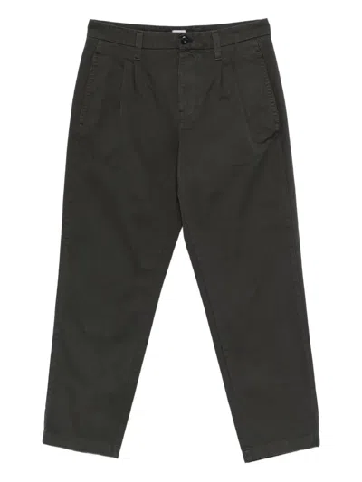C.p. Company C.p.company Pleated Trousers In Black
