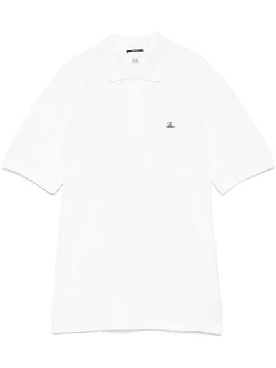 C.p. Company C.p.company Polo In Weiss