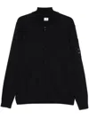 C.p. Company C.p.company Sea Island Full Zip Lens Cardigan