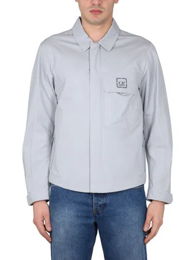 C.p. Company C.p.company Shirt With Logo In Blue