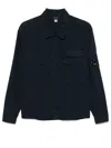 C.p. Company C.p.company Organic Cotton Overshirt In Black