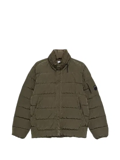 C.p. Company C.p.company Short Down Jacket In Green