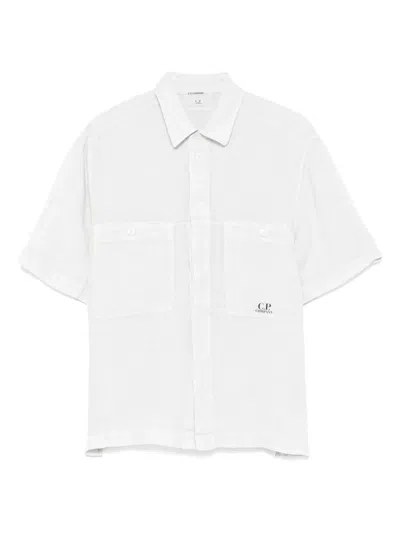 C.p. Company C.p.company Short Sleeve Shirt In Neutrals