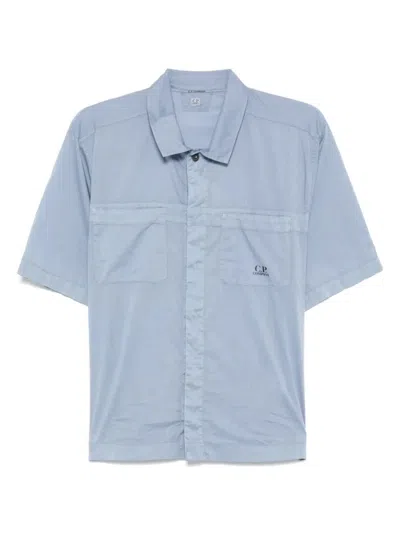 C.p. Company C.p.company Short Sleeve Shirt In Purple