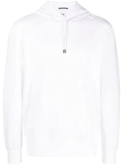 C.p. Company C.p.company Stretch Cotton Hoodie In White