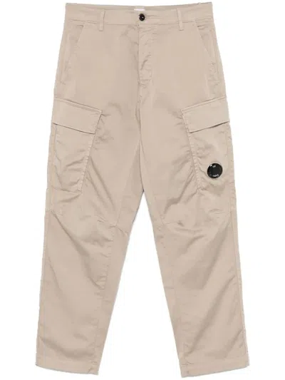 C.P. COMPANY C.P.COMPANY STRETCH SATEEN LOOSE CARGO PANTS