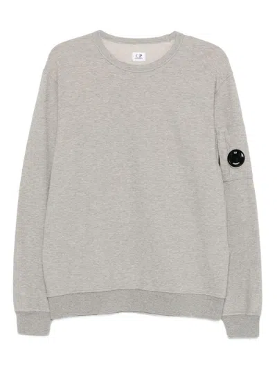C.p. Company C.p.company Cotton Crewneck Sweatshirt In Gray