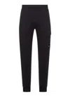 C.p. Company Cargo Pants With Elasticated Waistband And Lens Detail In Black