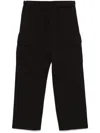 C.p. Company C.p.company Sweatshirt Cargo Pant Diagonal Raised Fleece In Black