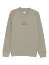 C.p. Company C.p.company Sweatshirt With Embroidered Logo In Gray