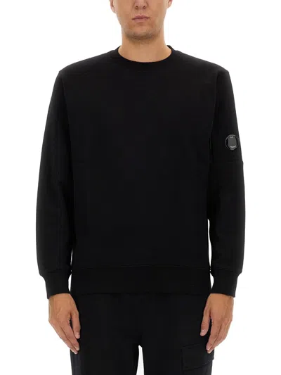 C.p. Company C.p.company Sweatshirt With Logo In Black
