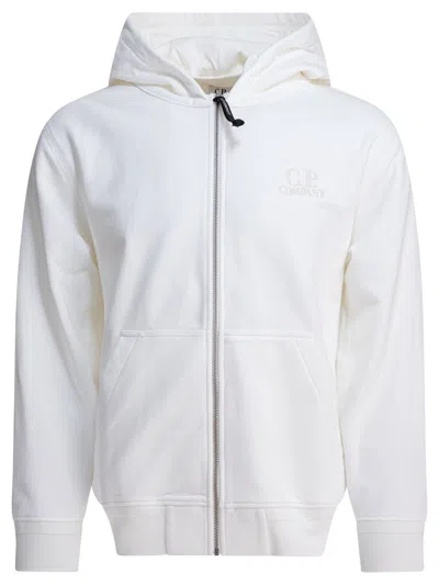 C.p. Company C.p.company Sweatshirt With Logo In White