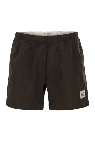 C.P. COMPANY C.P.COMPANY SWIM SHORTS IN ECO-CHROME R