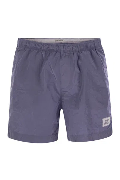 C.P. COMPANY C.P.COMPANY SWIM SHORTS IN ECO-CHROME R