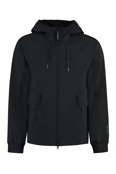 C.p. Company C.p.company Technical Fabric Hooded Jacket In Blue