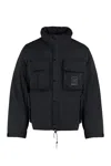 C.p. Company C.p.company Technical Fabric Jacket With Internal Removable Down Jacket In Black
