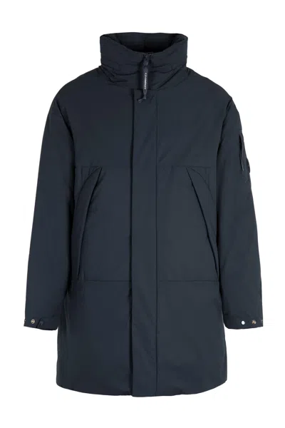 C.p. Company C.p.company Technical Fabric Parka In Blue