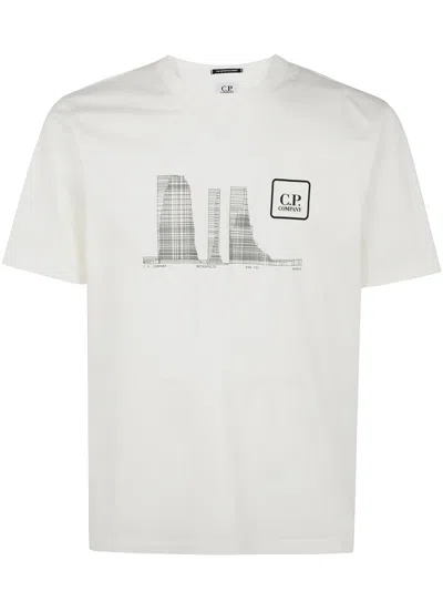 C.P. COMPANY C.P.COMPANY THE METROPOLIS SERIES MERCERIZED JERSEY URBAN BUILDINGS T-SHIRT
