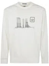 C.p. Company C.p.company The Metropolis Series Stretch Fleece Crew Neck Graphic Sweatshirt