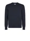 C.p. Company C.p.company Total Eclipse Cotton Sweaters In Blue