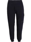 C.p. Company Cotton Diagonal Sports Trousers In Blue