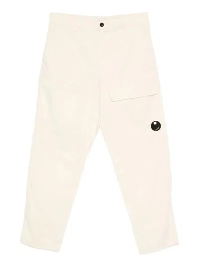 C.p. Company C.p.company Trousers With Pockets In Neutral