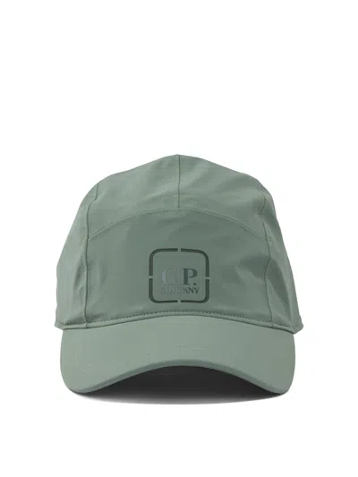 C.p. Company C.p.company Trucker Hat With Logo In Green